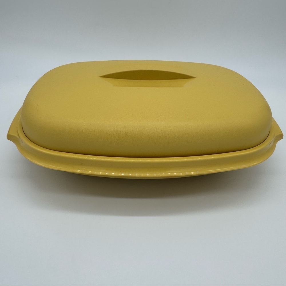 Tupperware Yellow Steamer Dish